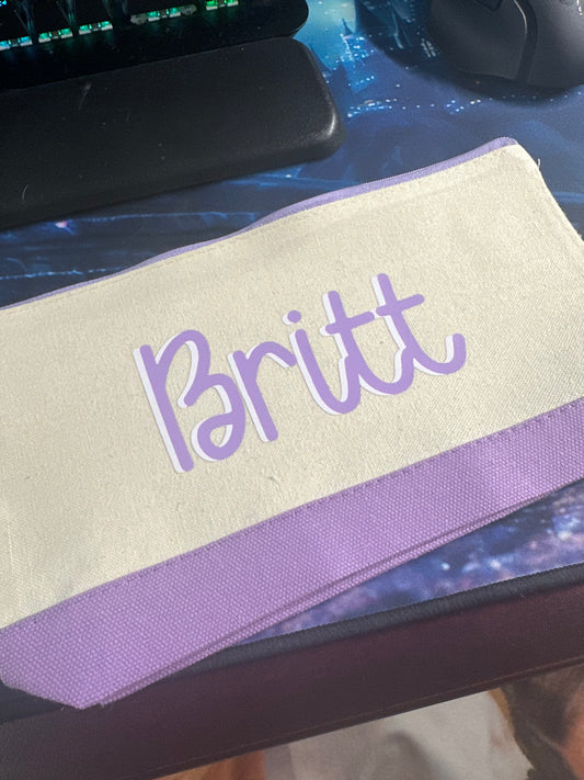 Personalized Kids Pencil & Supply Bag