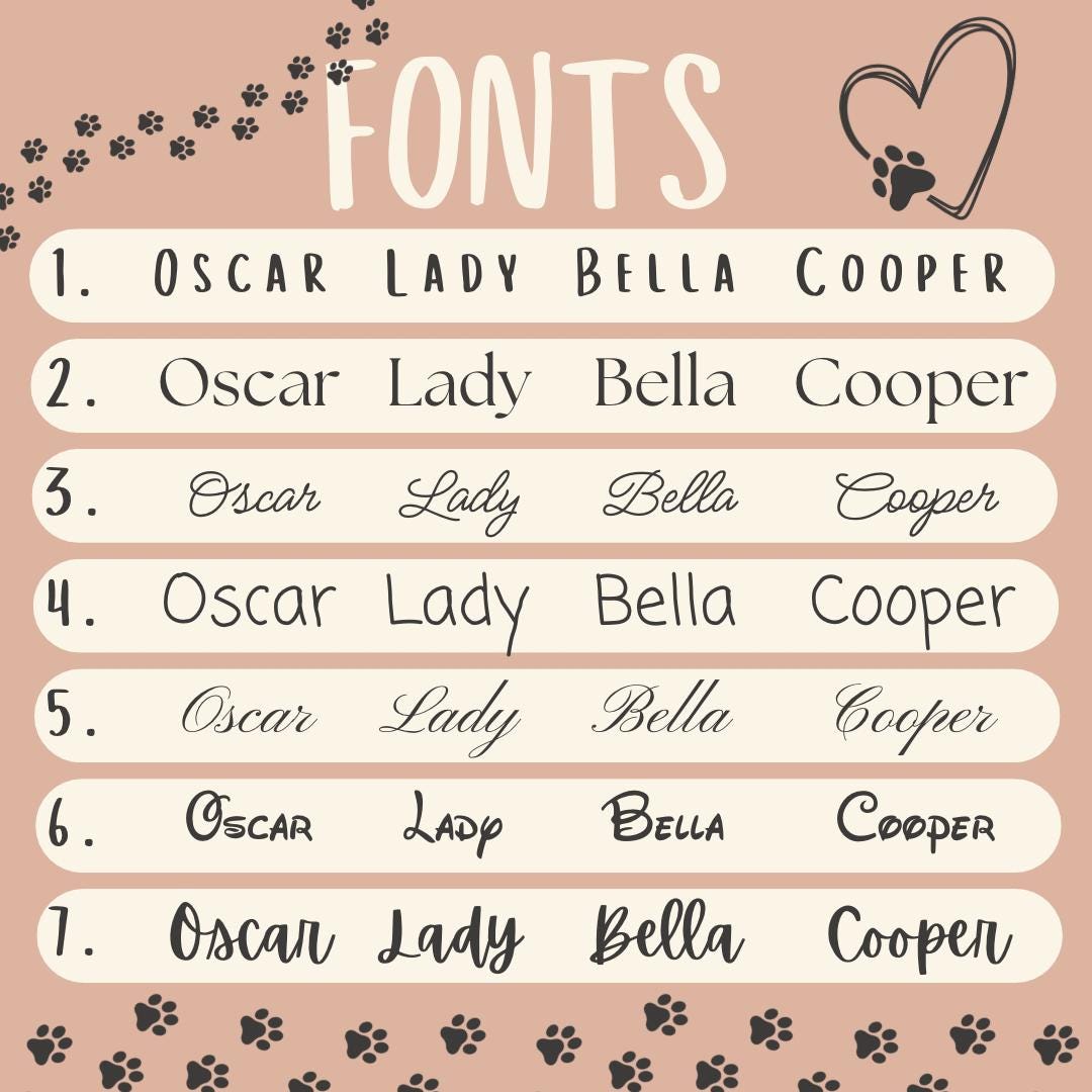 Doggie Bandana Personalization | custom wording, bandana, pets name