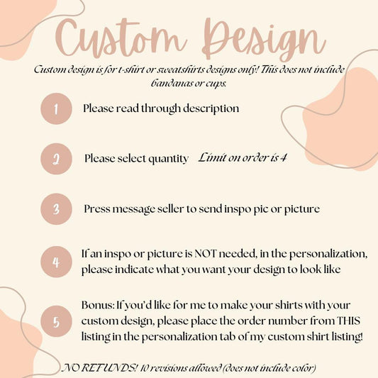 custom design, personalized attire, custom t-shirt, custom sweatshirt, unique, one-of-a-kind, fully customizable, make-it-yours!