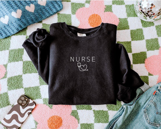Custom Career Sweatshirt | Personalized Profession Crewneck | Minimalist Job Title Sweater | Graduation Gift | Cozy Work Apparel